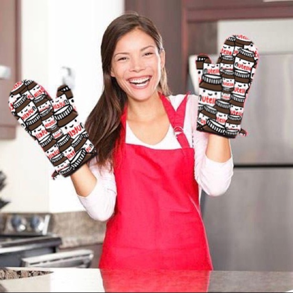 Nutella Inspired oven mitts